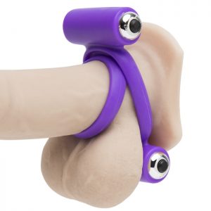 7 Function Twin Vibrating Silicone Cock Ring