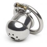 Master Series Exile Stainless Steel Locking Chastity Cage - Master Series