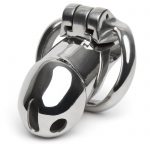 Master Series Rikers Stainless Steel Locking Chastity Cage - Master Series