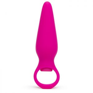 Rechargeable Vibrating Finger Ring Butt Plug 3.5 Inch