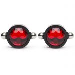 Red Crystal Magnetic Nipple Clamps - Unbranded