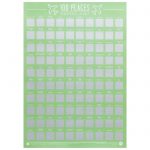 100 Places Scratch Off Bucket List Poster - Unbranded