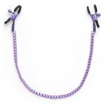 Metallic Purple Adjustable Nipple Clamps - Unbranded