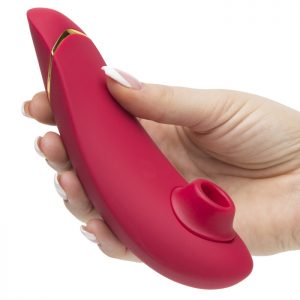 Womanizer Premium Smart Silence Clitoral Stimulator Red
