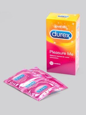 Durex Pleasure Me Latex Condoms (12 Pack)