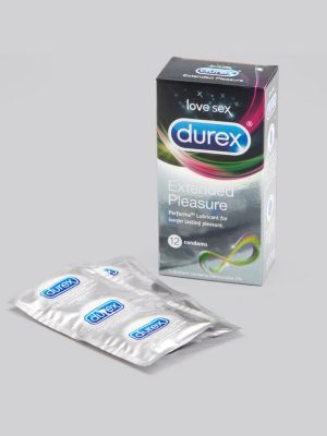 Durex Extended Pleasure Latex Condoms (12 Pack)