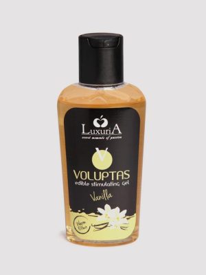 Luxuria Vanilla Warming Flavored Massage and Stimulating Gel 100ml