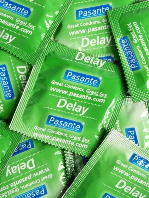 Pasante Delay Latex Condoms (72 Pack)