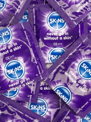 Skins Extra Large Latex Condoms (100 Pack)