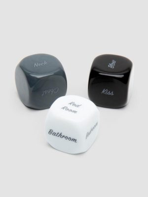 Fifty Shades of Grey Play Nice Kinky Dice for Couples (3 Pack)