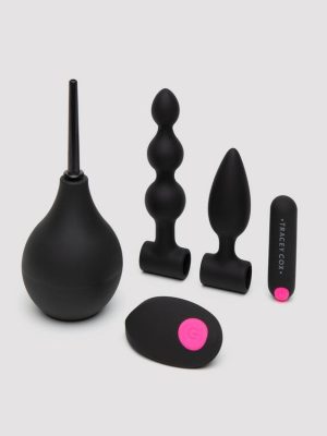 Tracey Cox Rechargeable Remote Control Anal Beginner’s Kit (4 Piece)