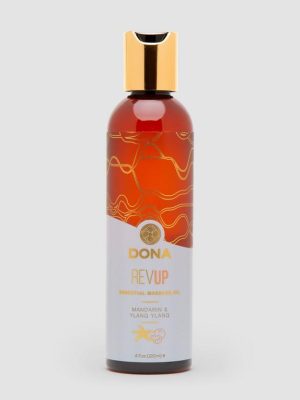 DONA Rev Up Mandarin and Ylang-Ylang Massage Oil 120ml