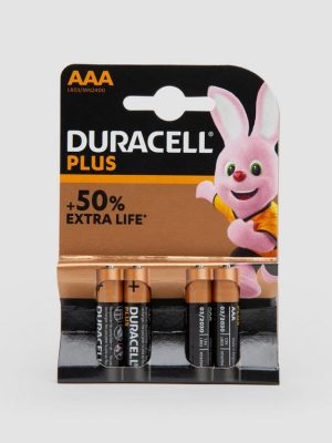 Duracell Plus AAA Batteries (4 pack)
