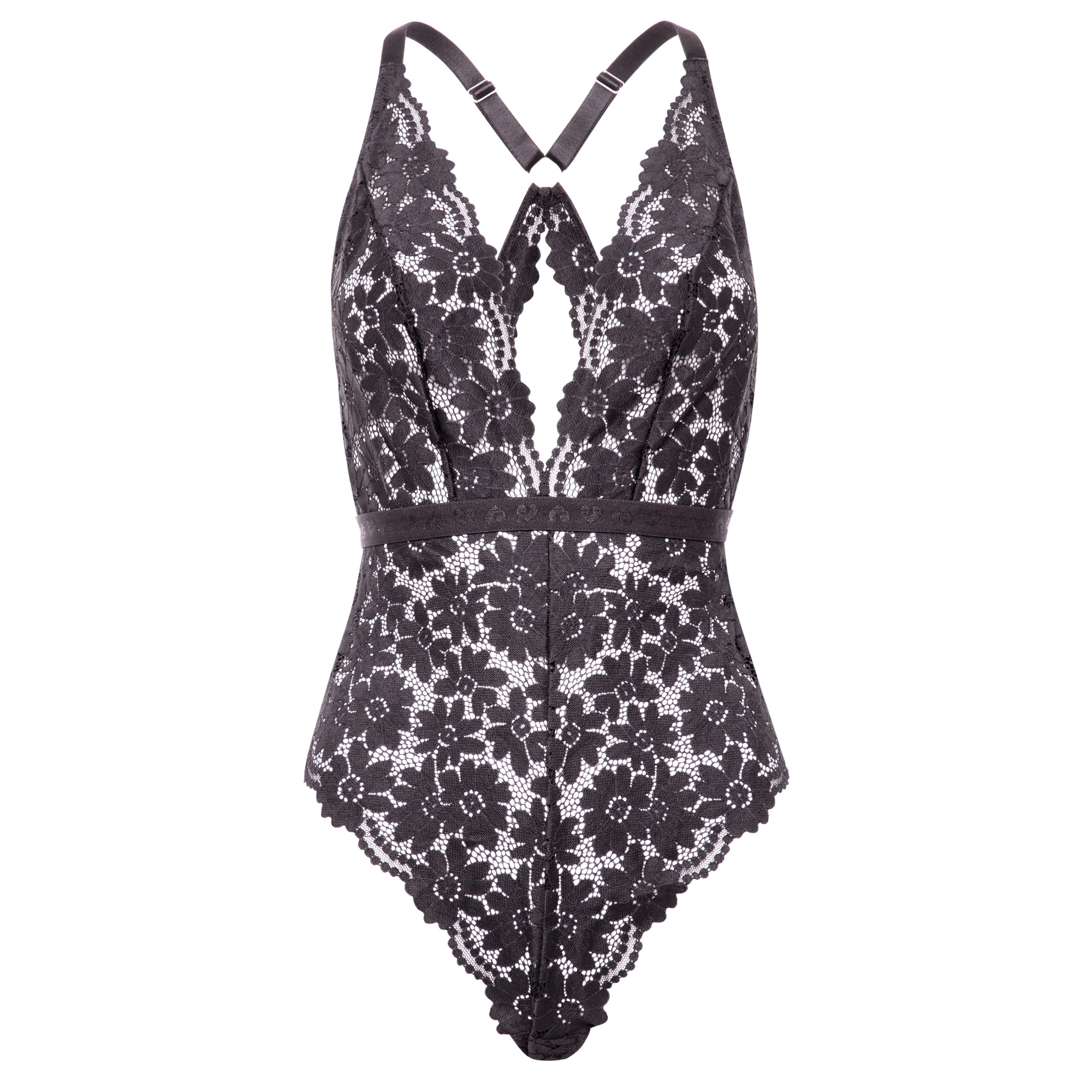 Lovehoney Mindful Black Recycled Lace Body