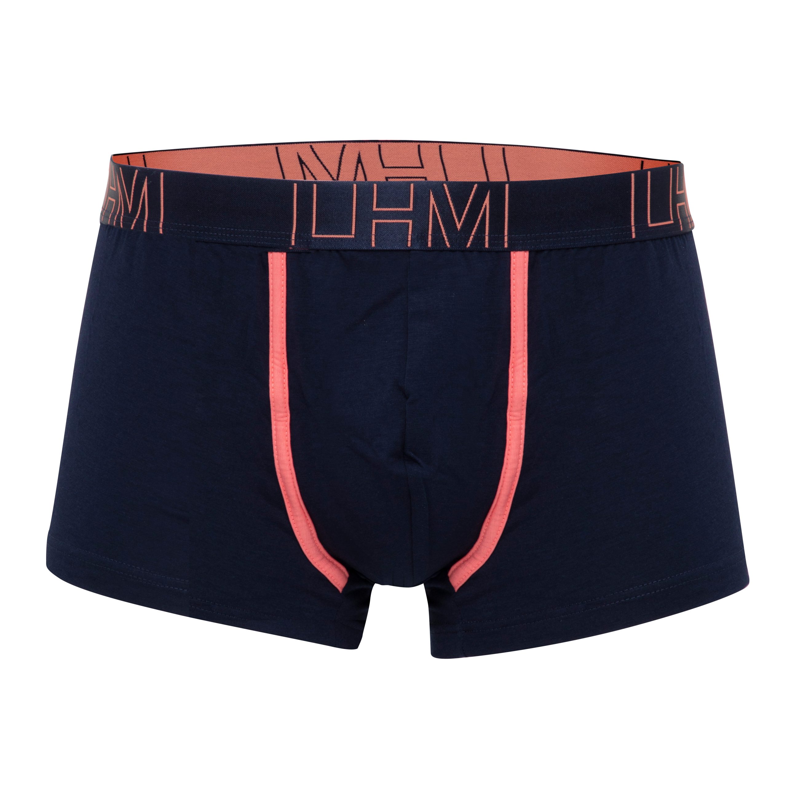 LHM Modal Navy Blue Contrast Boxer Shorts