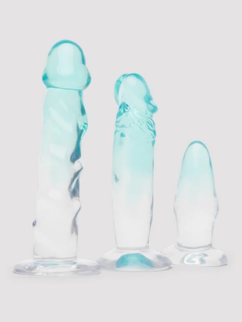 Jelly Ombre Suction Cup Anal Training Set (3 Piece)