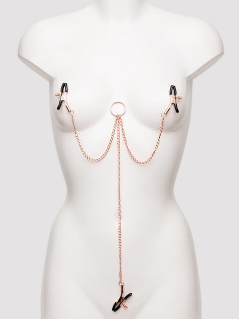 Bondage Boutique Rose Gold Nipple and Clit Clamps