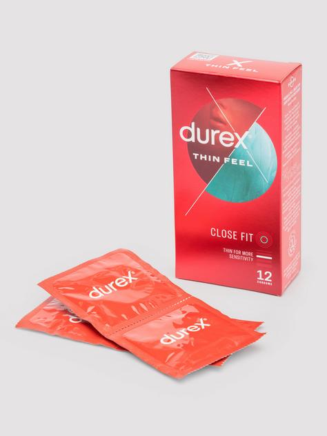 Durex Thin Feel Close Fit Latex Condoms (12 Pack)
