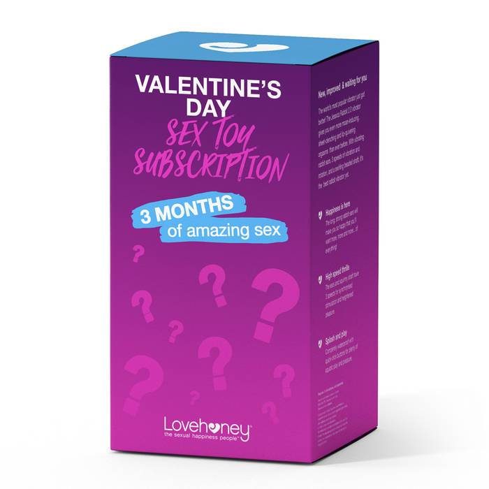 3 Months of Orgasms - Valentine's Day Sex Toy Subscription - Lovehoney