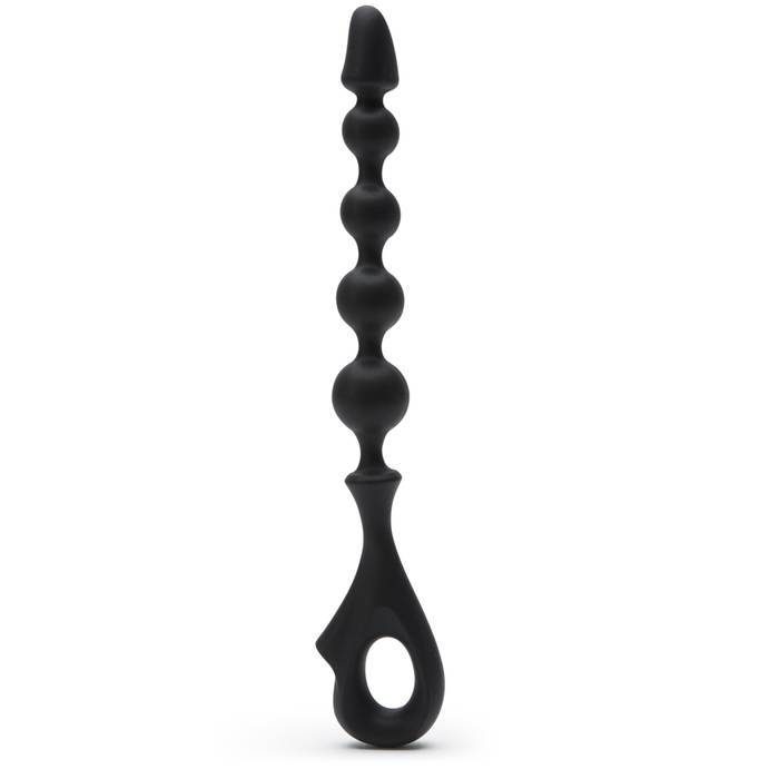 Anal Fantasy EZ Grip Silicone Anal Beads with Finger Loop - Pipedream