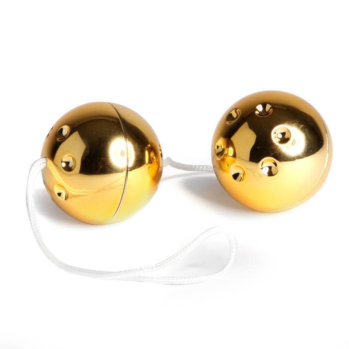 BASICS Gold Jiggle Balls 56g - Lovehoney BASICS