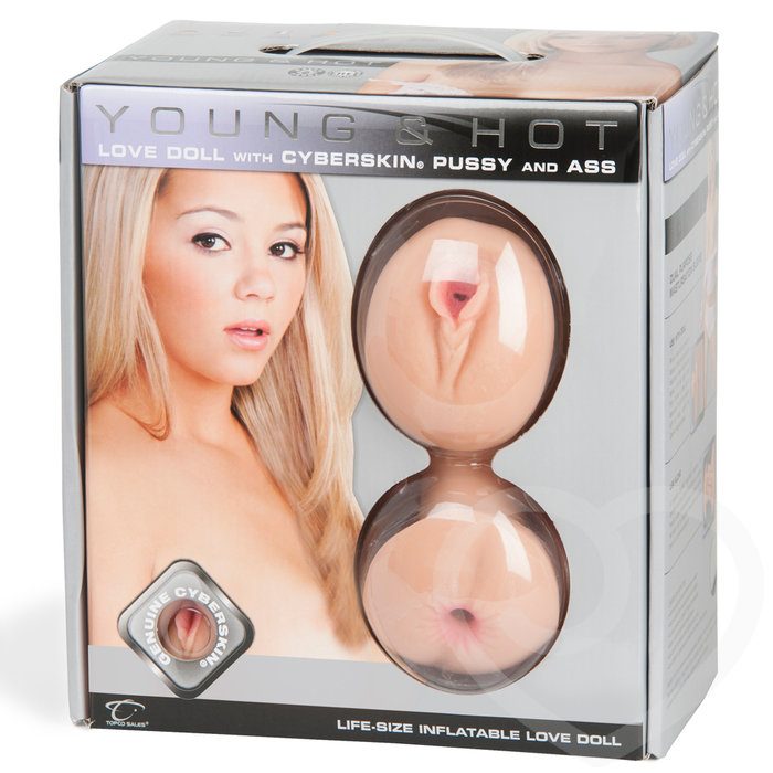 Blonde and Hot Realistic Vagina and Ass and Mouth Inflatable Sex Doll 2kg - Unbranded
