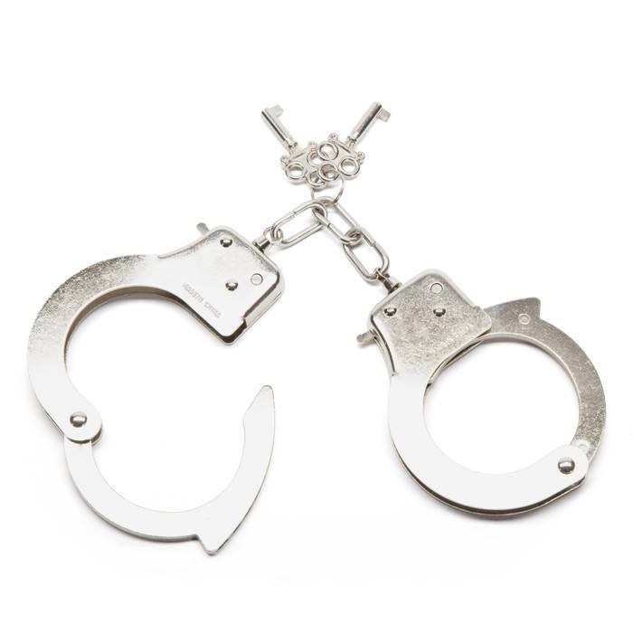 Bondage Boutique Silver Handcuffs - Bondage Boutique
