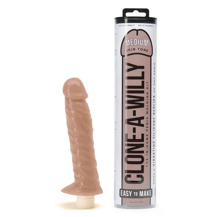 Clone-A-Willy Vibrator Moulding Kit Medium Skin Tone - Clone A Willy