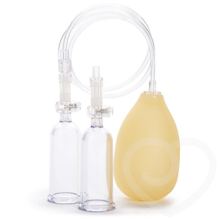 Crystal Clear Clitoris and Nipple Pump Set - Unbranded