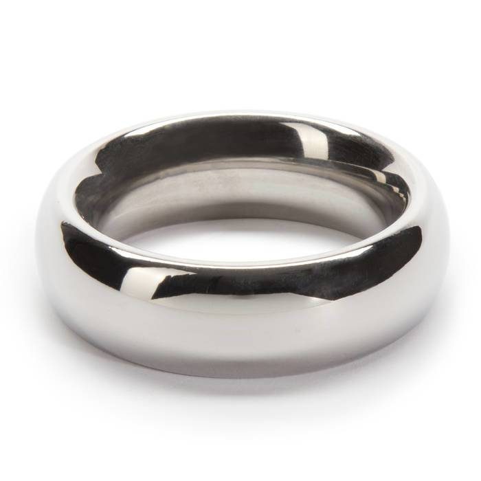 DOMINIX Deluxe 1.75 Inch Stainless Steel Doughnut Cock Ring - DOMINIX