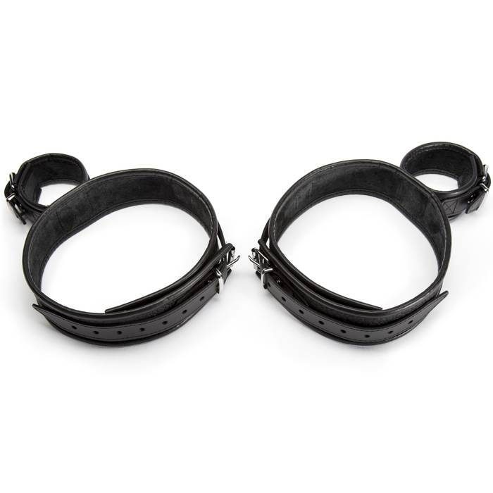 DOMINIX Deluxe Leather Wrist to Thigh Restraint - DOMINIX