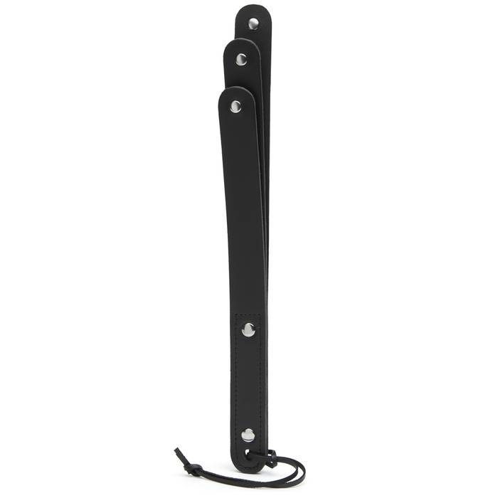 DOMINIX Deluxe Studded Leather Triple Slapper Paddle - DOMINIX