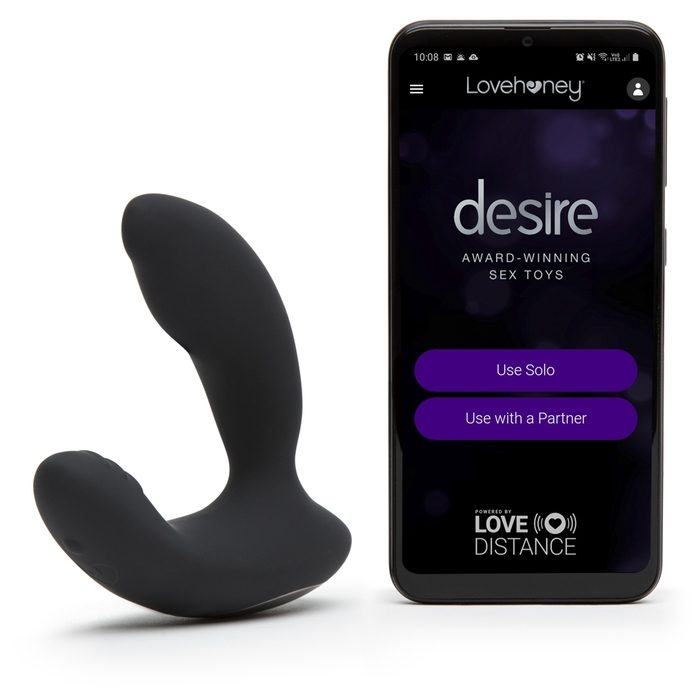 Desire Luxury App-Controlled Rechargeable Prostate Vibrator - Lovehoney Desire
