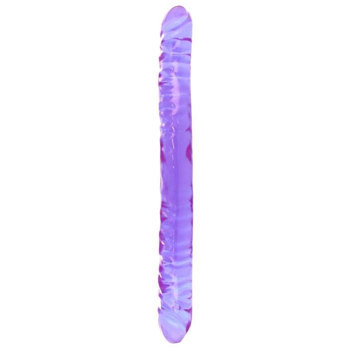 Doc Johnson Crystal Jellies Realistic Double-Ended Dildo 18 Inch - Doc Johnson