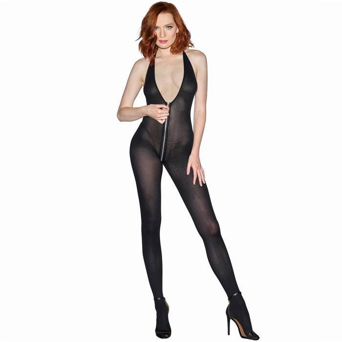 Dreamgirl Access All Areas Bodystocking with Full Zip Crotch - Dreamgirl Lingerie