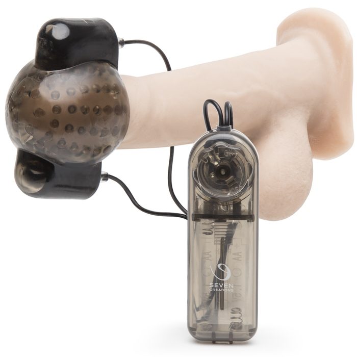 Dual Power Vibrating Penis Head Sleeve - Unbranded