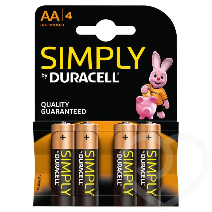 Duracell AA Batteries (4 Pack) - Duracell