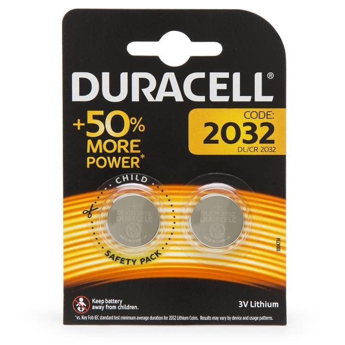 Duracell CR2032 Batteries (2 Pack) - Duracell