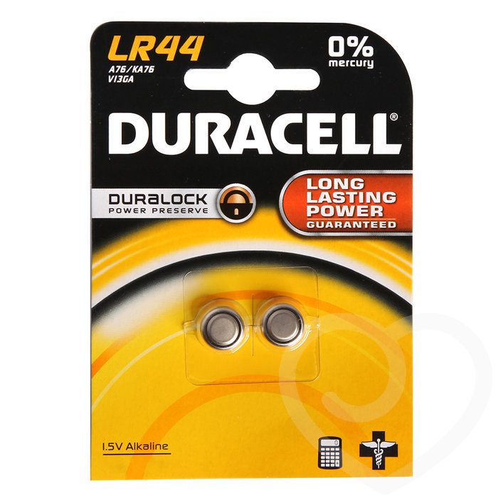 Duracell LR44 Batteries (2 Pack) - Duracell