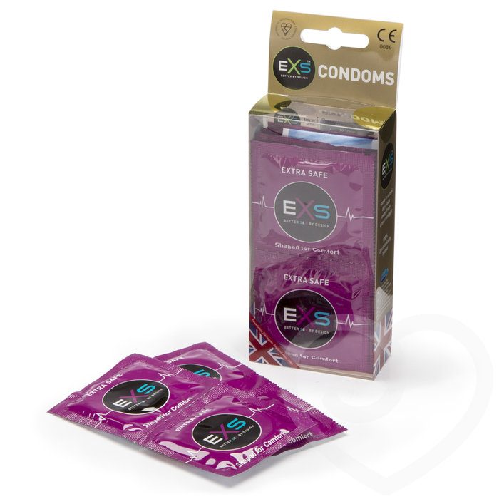 EXS Extra Safe Condoms (12 Pack) - EXS Condoms
