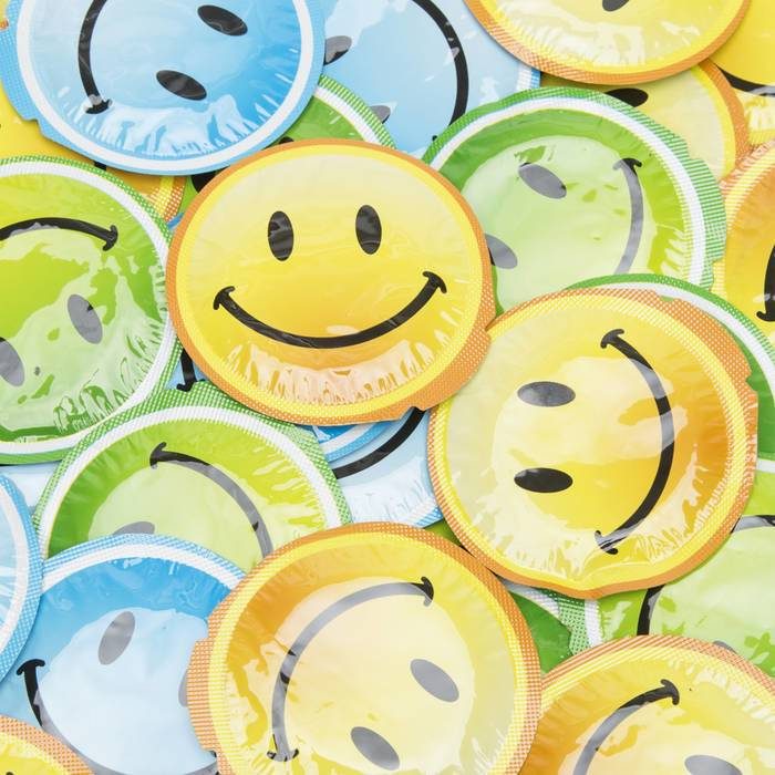 EXS Smiley Face Condoms (100 Pack) - EXS Condoms