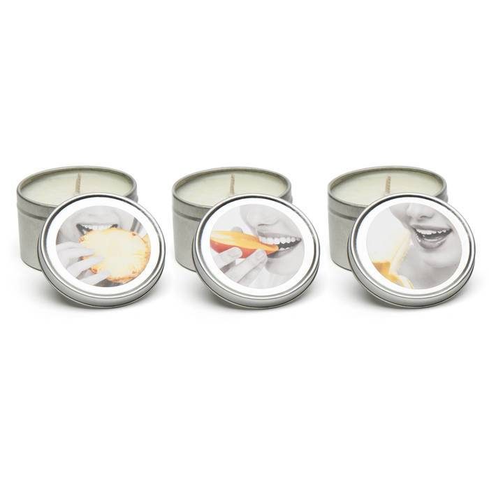 Earthly Body Tropical Trio Massage Candle Set (3 x 57g) - Earthly Body