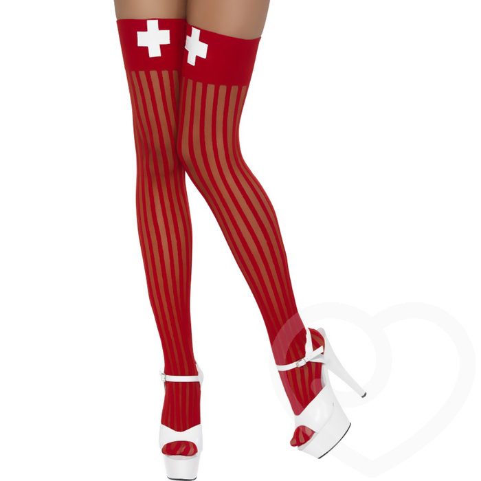 Fever Sexy Nurse Stockings with Cross - Fever Costumes