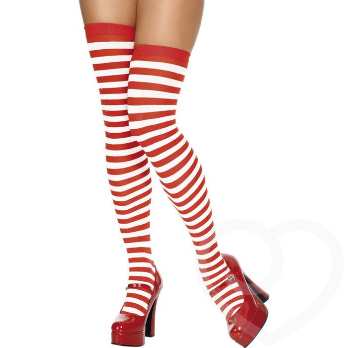 Fever Thigh High Stripey Stockings - Fever Costumes