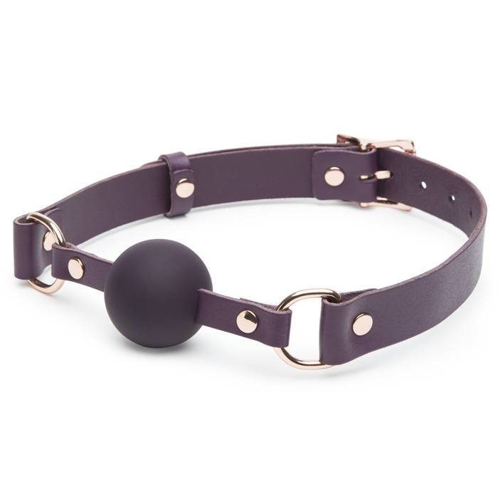 Fifty Shades Freed Cherished Collection Leather Ball Gag - Fifty Shades of Grey
