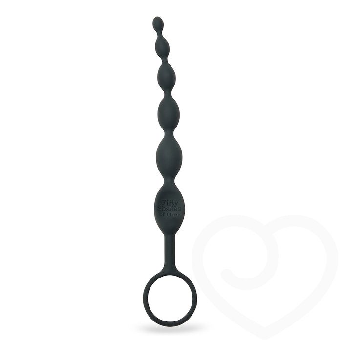 Fifty Shades of Grey Pleasure Intensified Silicone Anal Beads - Fifty Shades of Grey