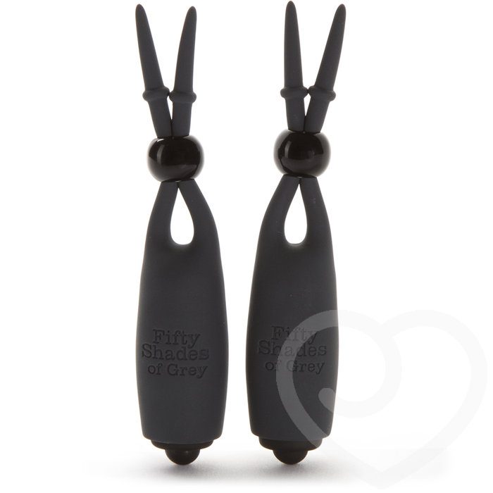 Fifty Shades of Grey Sweet Tease Vibrating Nipple Clamps - Fifty Shades of Grey