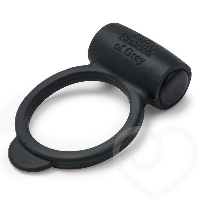 Fifty Shades of Grey Yours and Mine Vibrating Silicone Love Ring - Fifty Shades of Grey