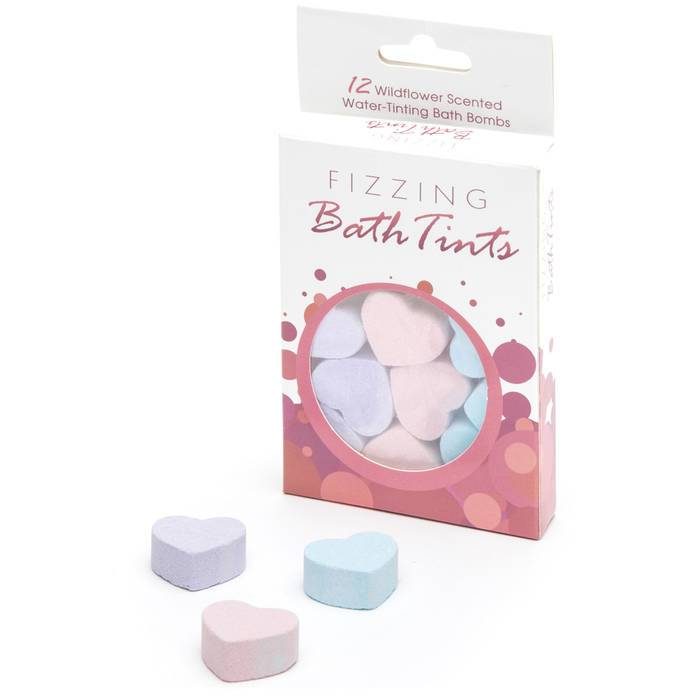 Fizzing Heart Bath Bomb Tints (12 Pack) - Unbranded