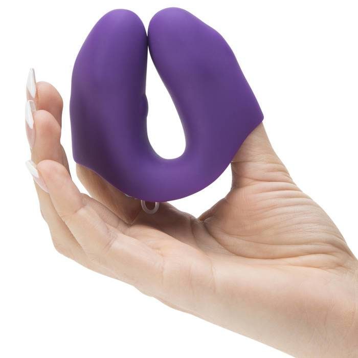GLUVR Purple Rechargeable 6 Function Finger Vibrator - Lovehoney